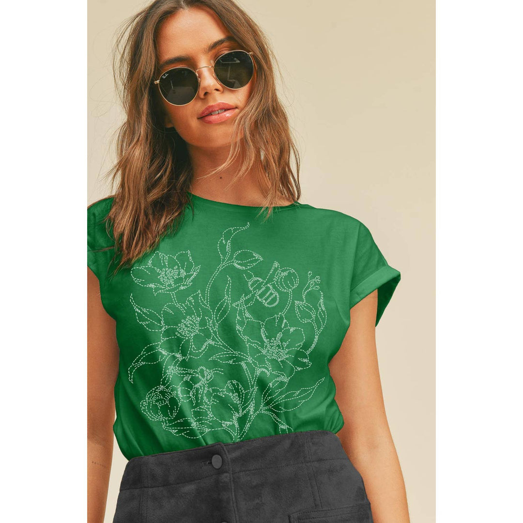 Flower Graphic Tee