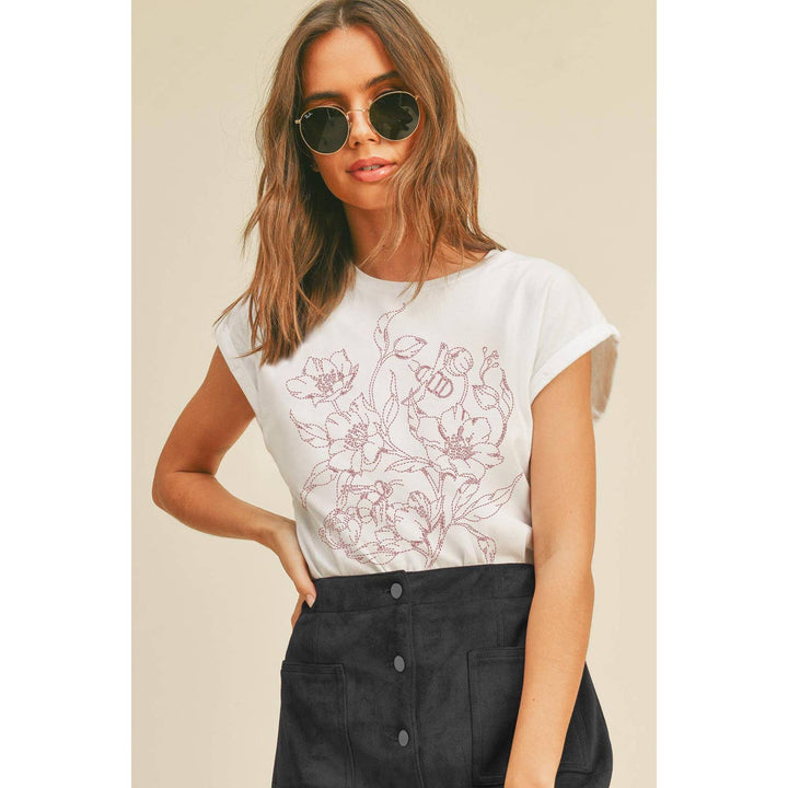 Flower Graphic Tee