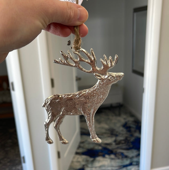 Aluminum Deer Ornament