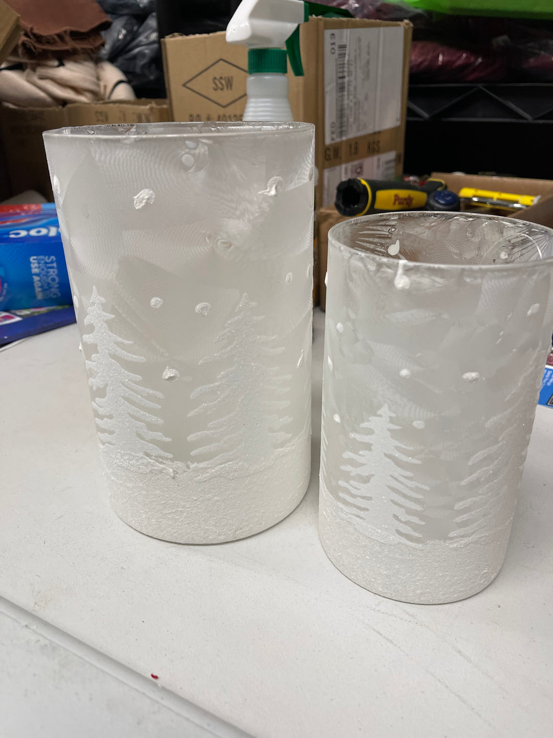 Winter Candle Holder