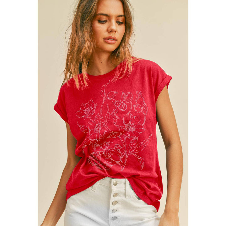 Flower Graphic Tee